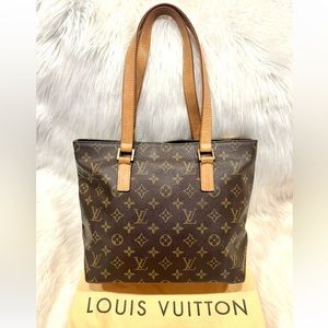 GOOD CONDITION! Authentic Louis Vuitton Cabas Piano Shoulder Bag Handbag Purse